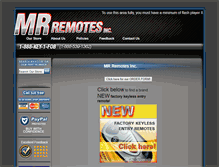 Tablet Screenshot of mrremotesinc.com
